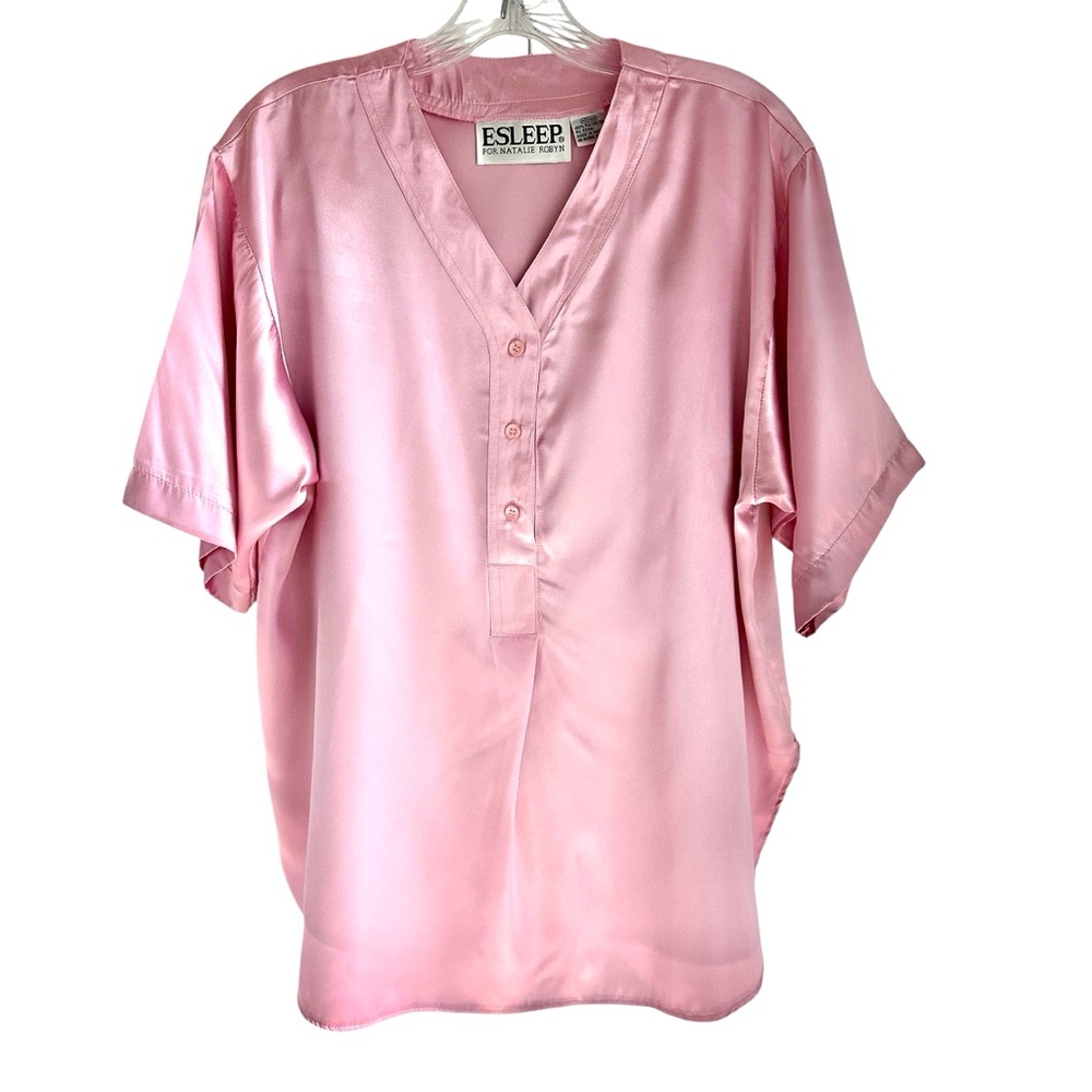 Esleep Pink 2 Pc Shirt Pajama Set Size Medium